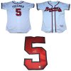 Freddie Freeman Autographed/Signed Atlanta Braves Majestic Authentic MLB Jersey-0