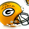Brett Favre Signed Green Bay Packers Riddell Authentic NFL Helmet with "Hall of Fame 2016" Inscription - LE #44 of 444-0
