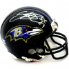 Steve Smith Sr Signed Baltimore Ravens Riddell NFL Mini Helmet-0