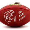 Peyton Manning Signed Indianapolis Colts Wilson Authentic Super Bowl 41 NFL Football with "SB XLI MVP" Inscription - Steiner-9949