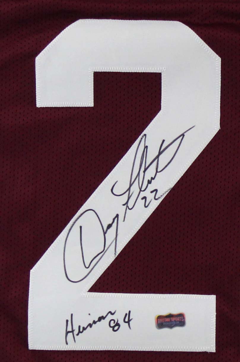 Doug Flutie Signed Boston College Eagles Custom Maroon Jersey With "Heisman 84" Inscription -21933