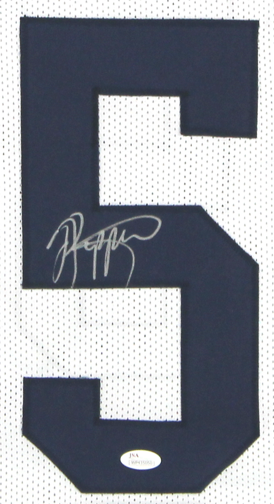 Jabrill Peppers Signed Michigan Wolverines Custom White Jersey-17991