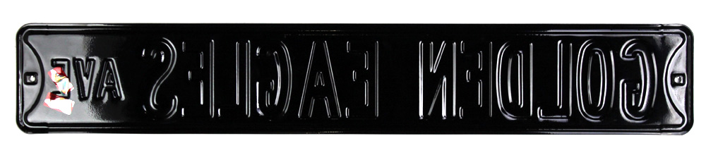 Southern Mississippi Golden Eagles Avenue Officially Licensed Authentic Steel 36x6 Black & Gold NBA Street Sign-19965