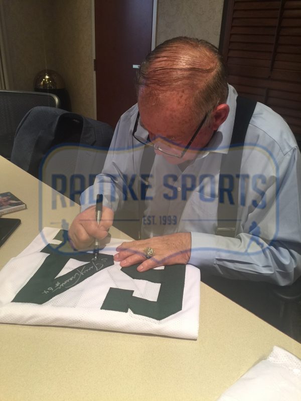 Jerry Kramer Signed Green Bay Packers White Custom Jersey With "S.B. I & II" Inscription-26836