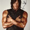 Norman Reedus Signed The Walking Dead 8x10 Photo "Daryl" With Arms Crossed -0