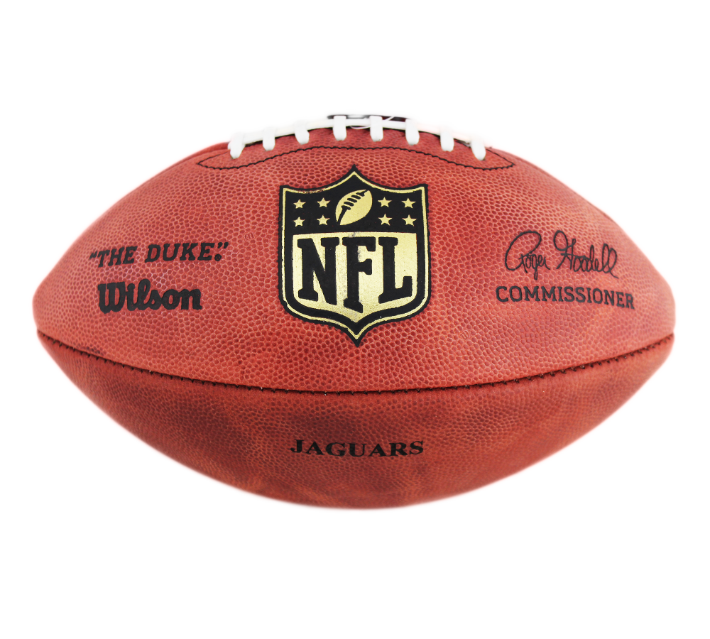 Jacksonville Jaguars Stamped Authentic Wilson NFL Game Football - Image 2