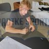 William "Billy" Zabka Signed Cobra Kai Black Belt with "Johnny" Inscription - Image 2