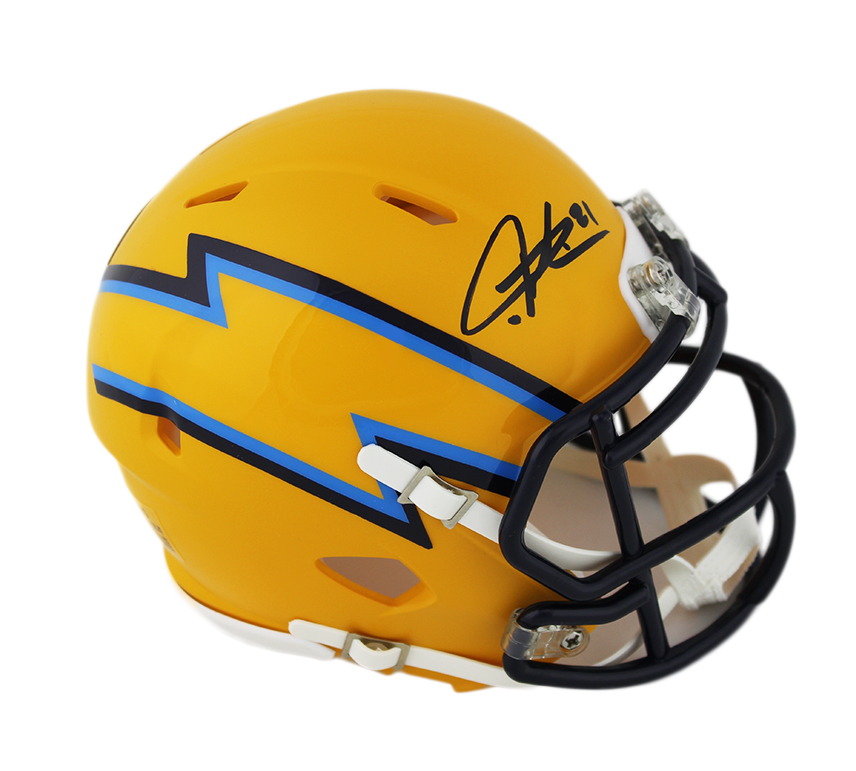 LaDainian Tomlinson Signed Los Angeles Chargers Speed AMP NFL Mini Helmet