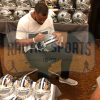 Ezekiel Elliott & Dak Prescott Signed Dallas Cowboys Speed Authentic NFL Helmet - Image 4