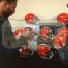 Myles Garrett Signed Cleveland Browns Speed Full Size NFL Helmet - Image 2