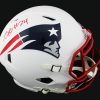 Stephon Gilmore Signed New England Patriots Speed Authentic NFL White Matte Helmet