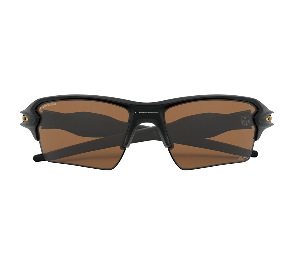 Oakley New Orleans Saints FlakĀ® 2.0 XL Official NFL Sunglasses - Image 2