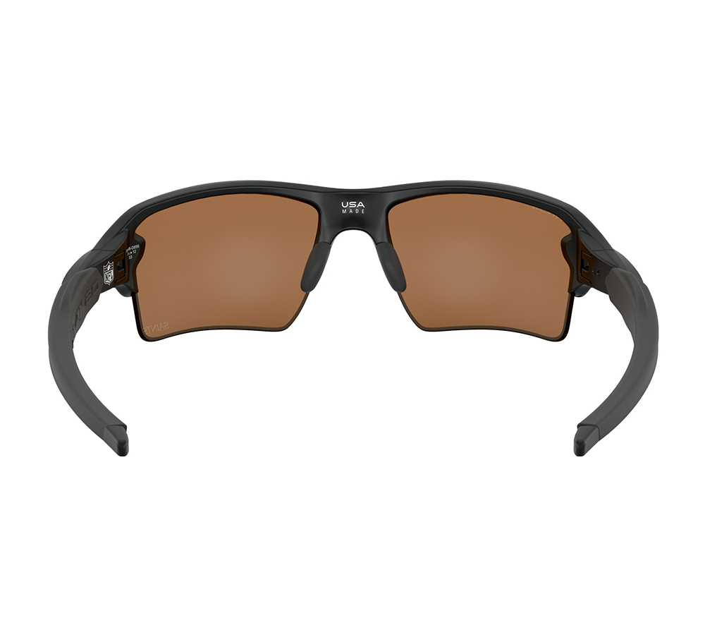 Oakley New Orleans Saints FlakĀ® 2.0 XL Official NFL Sunglasses - Image 4