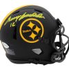 Terry Bradshaw Signed Pittsburgh Steelers Speed Eclipse NFL Mini Helmet - Image 2