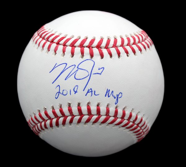 Mike Trout Signed Los Angeles Angels Rawlings Official Major League Baseball with "AL MVP" Inscription