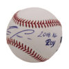 Ronald Acuna Jr. Signed Atlanta Braves Rawlings Official Major League MLB Baseball with "2018 NL ROY" Inscription - Image 2