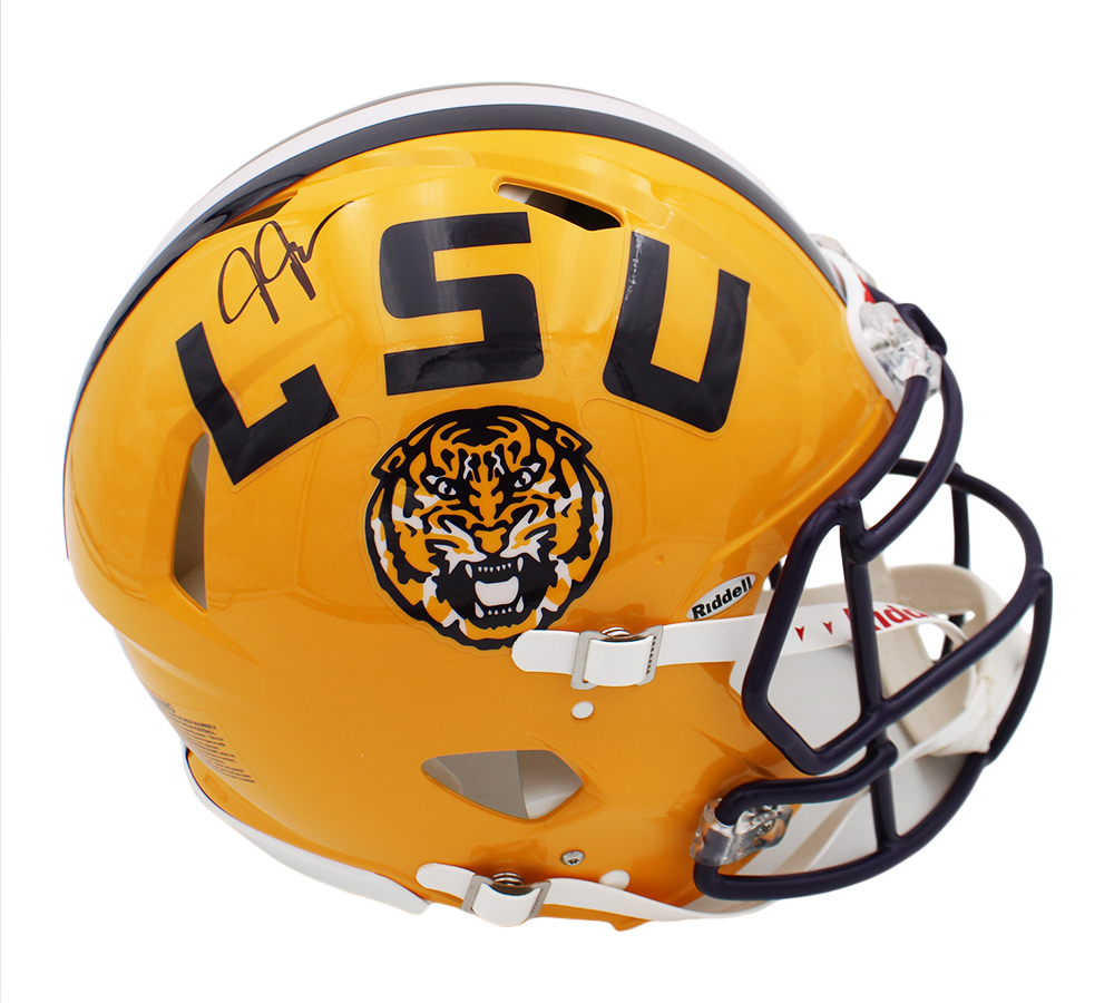 Justin Jefferson Signed LSU Tigers Speed Authentic NCAA Helmet