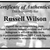 Russell Wilson Signed Seattle Seahawks Speed Eclipse NFL Mini Helmet - Green Ink - Image 2