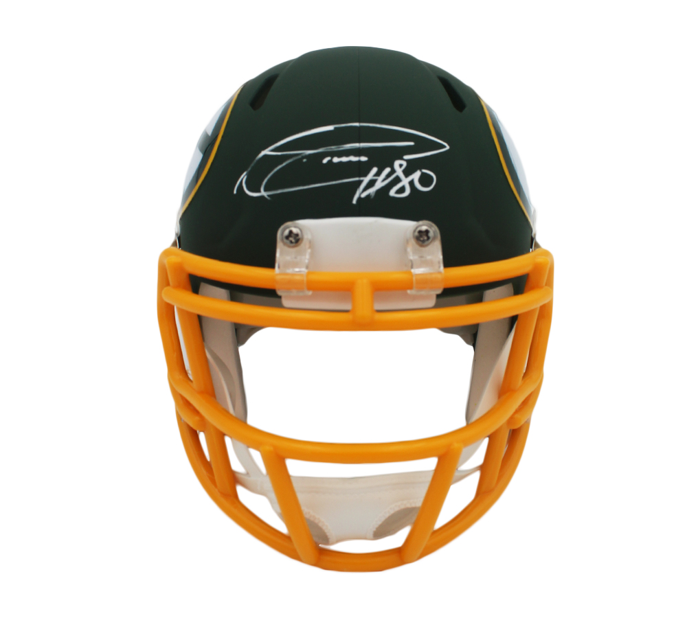 Donald Driver Signed Green Bay Packers Speed AMP NFL Mini Helmet - Image 3
