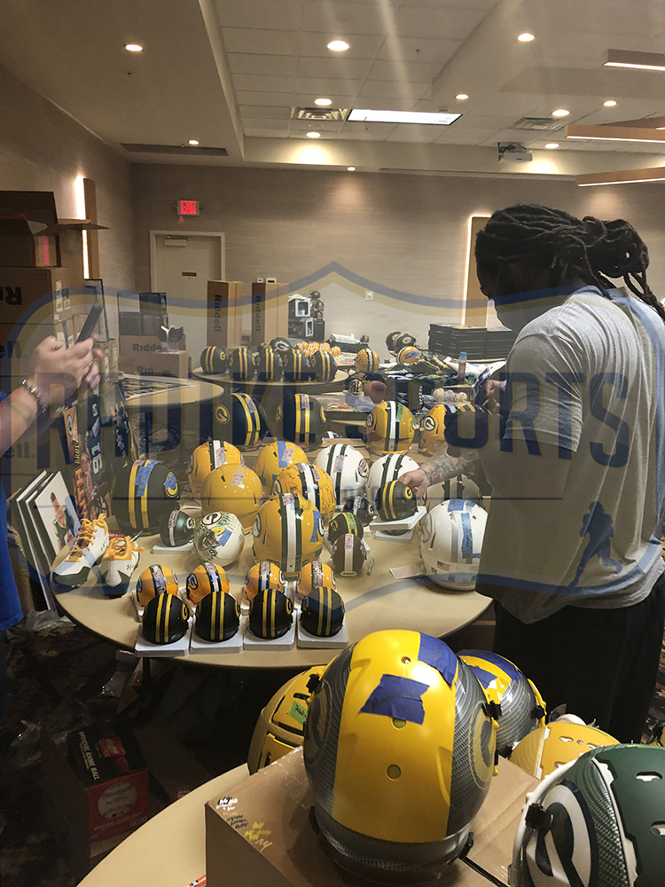 Za'Darius Smith Signed Green Bay Packers Speed AMP NFL Mini Helmet - Image 5