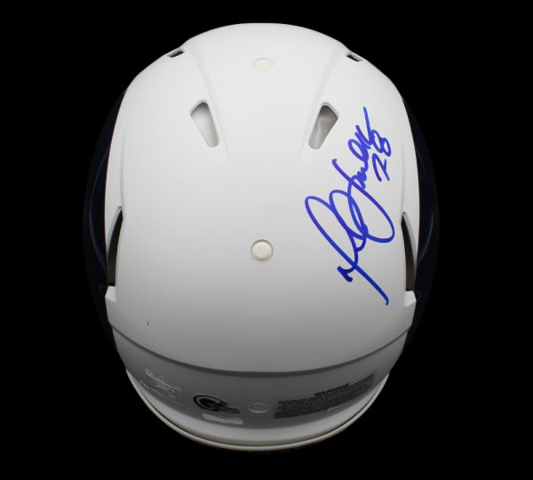 Marshall Faulk Signed Los Angeles Rams Speed Authentic AMP NFL Helmet - Image 2