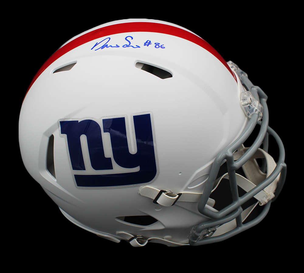 Darius Slayton Signed New York Giants Speed Authentic White Matte NFL Helmet
