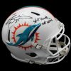 Ricky Williams Signed Miami Dolphins Speed Authentic NFL Helmet with "Split Blunts, Not Carries" Inscription