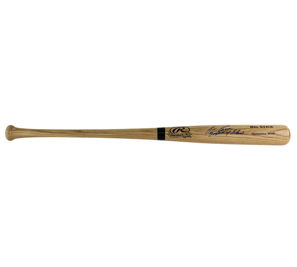 Jose Canseco Signed Oakland A's Rawlings Big Stick Blonde MLB Bat with "Godfather of Steroids" Inscription - Image 2