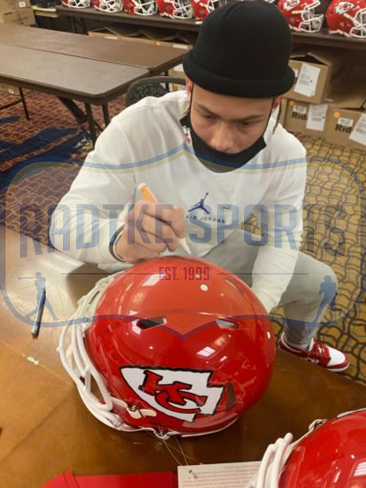 Tyrann Mathieu Signed Kansas City Chiefs Speed Authentic NFL Helmet - Image 2