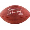 Carson Wentz Signed Philadelphia Eagles Wilson Authentic Stamped NFL Football - Image 2