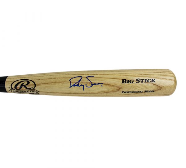 Dansby Swanson Signed Atlanta Braves Rawlings Big Stick Blonde MLB Bat - Image 2