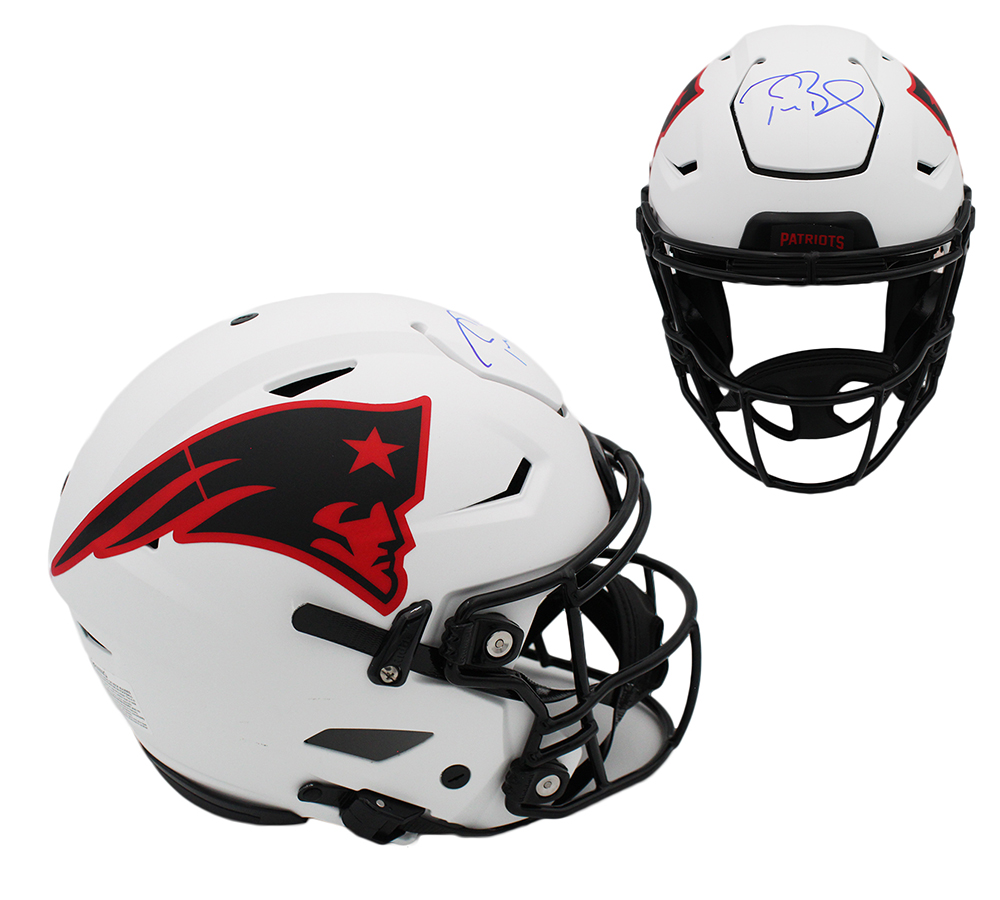Tom Brady Signed New England Patriots Speed Flex Authentic Lunar NFL Helmet