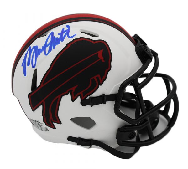 Bruce Smith Signed Buffalo Bills Speed Lunar NFL Mini Helmet