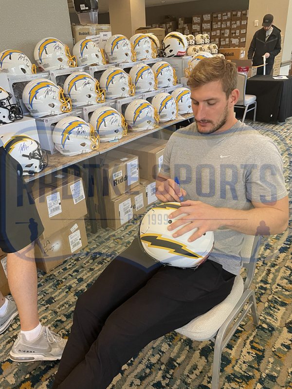 Joey Bosa Signed Los Angeles Chargers Speed Flex Authentic Lunar NFL Helmet - Image 5
