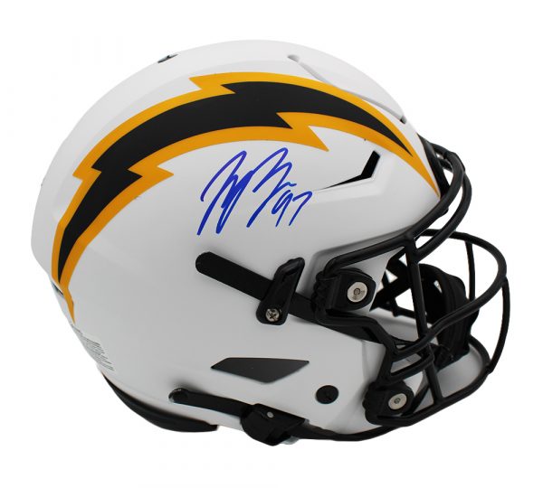 Joey Bosa Signed Los Angeles Chargers Speed Flex Authentic Lunar NFL Helmet - Image 3