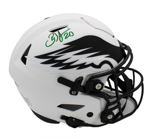 Brian Dawkins Signed Philadelphia Eagles Speed Flex Authentic Lunar NFL Helmet - Image 2