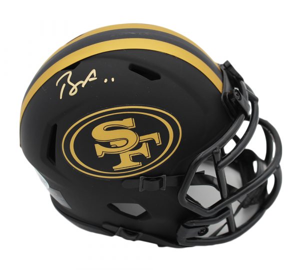 Brandon Aiyuk Signed San Francisco 49ers Speed Eclipse NFL Mini Helmet
