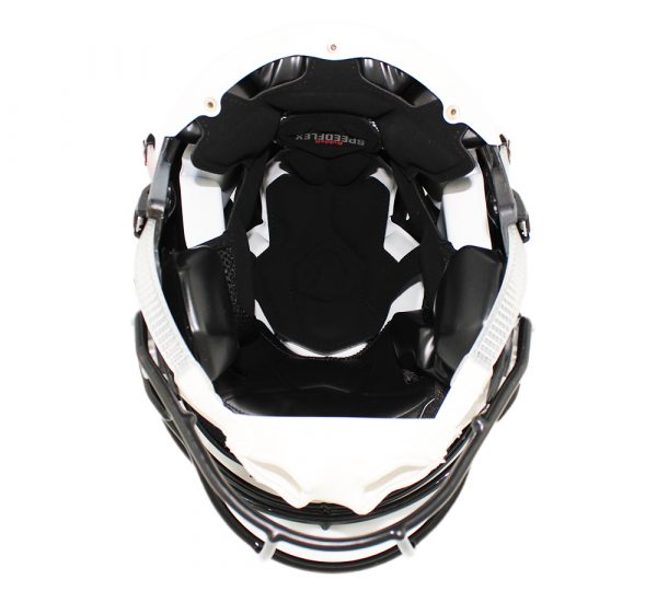 Joe Flacco Signed Baltimore Speed Flex Authentic Lunar Helmet With "SB MVP" Inscription - Image 4