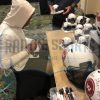 Antonio Gibson Signed Washington Football Team Speed Lunar NFL Mini Helmet - Image 2