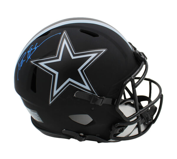 Deion Sanders Signed Dallas Cowboys Speed Authentic Eclipse NFL Helmet - Image 2