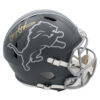 Barry Sanders Signed Detroit Lions Speed Full Size Slate NFL Helmet - Image 2