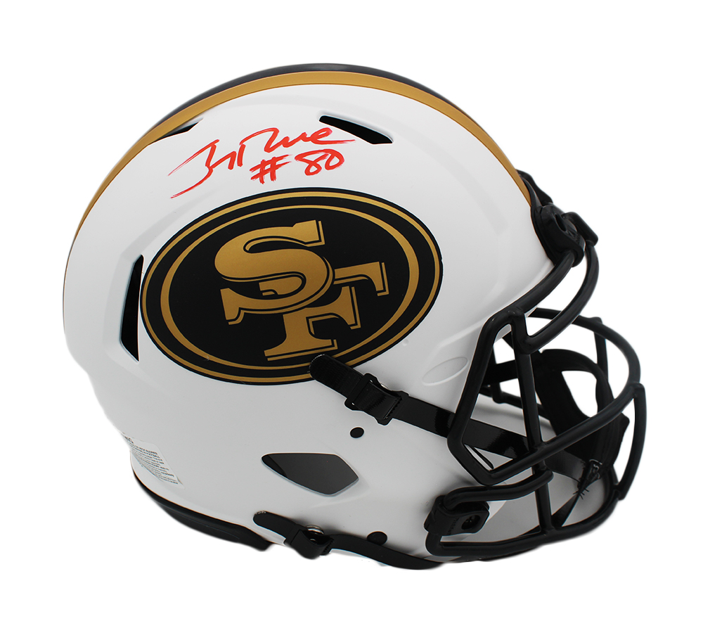 Jerry Rice Signed San Francisco 49ers Speed Authentic Lunar NFL Helmet