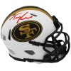 Trey Lance Signed San Francisco 49ers Speed Lunar NFL Mini Helmet