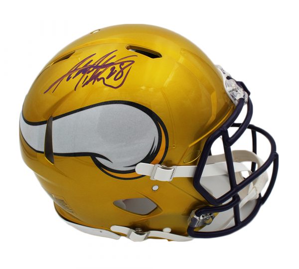 Adrian Peterson Signed Minnesota Vikings Speed Authentic Flash NFL Helmet