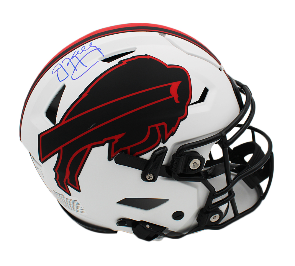 Jim Kelly Signed Buffalo Bills Speed Flex Authentic Lunar NFL Helmet - Image 3