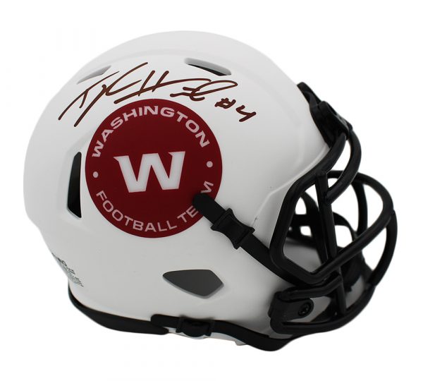 Taylor Heinicke Signed Washington Football Team Speed Lunar NFL Mini Helmet