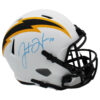Justin Herbert Signed Los Angeles Chargers Speed Full Size Lunar NFL Helmet