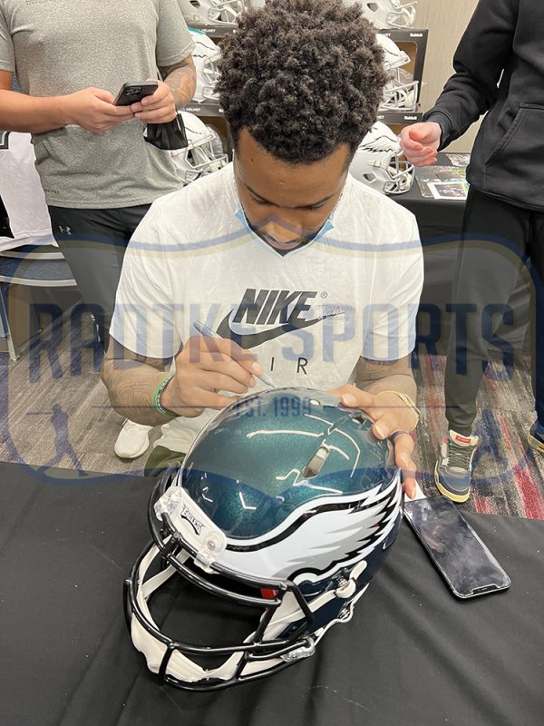 Darius Slay Signed Philadelphia Eagles Speed Authentic NFL Helmet - Image 2