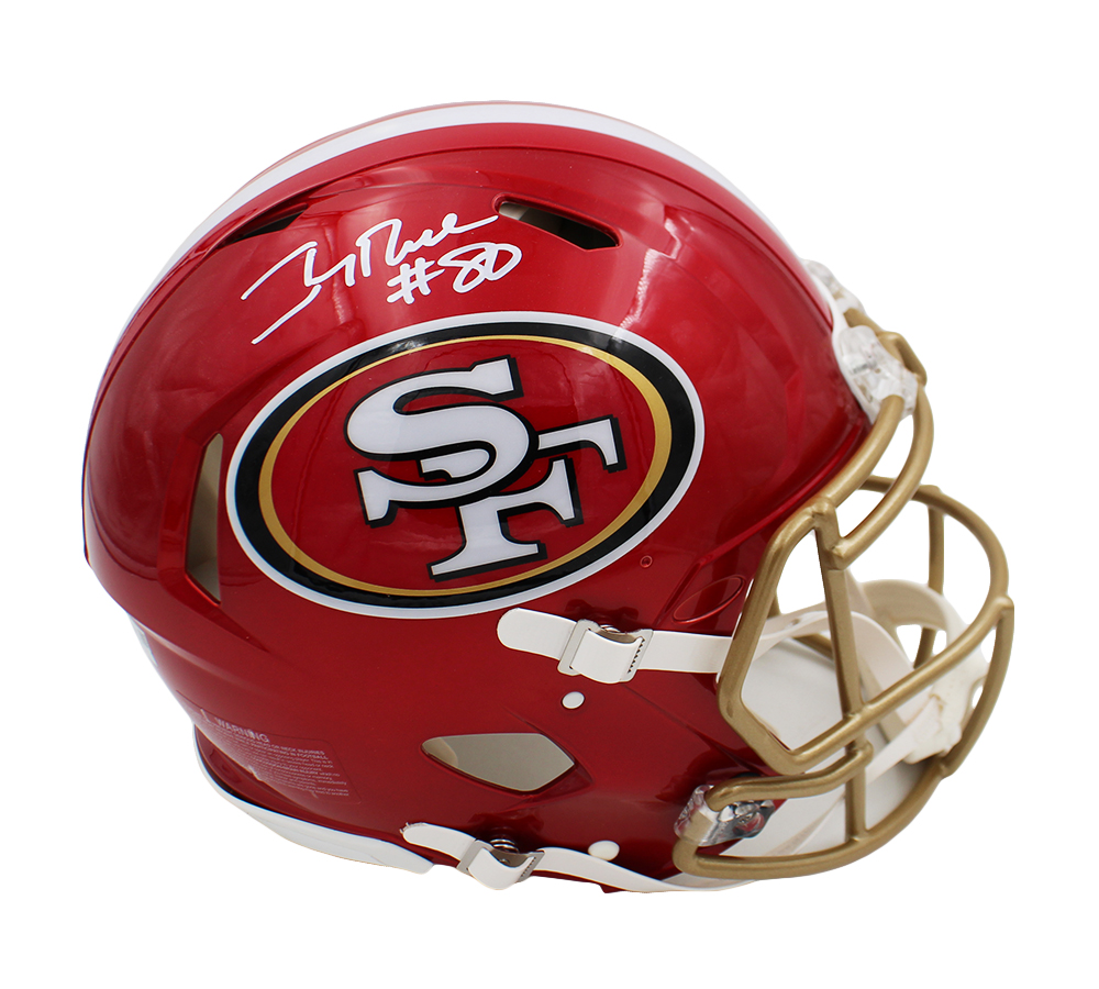 Jerry Rice Signed San Francisco 49ers Speed Authentic Flash NFL Helmet