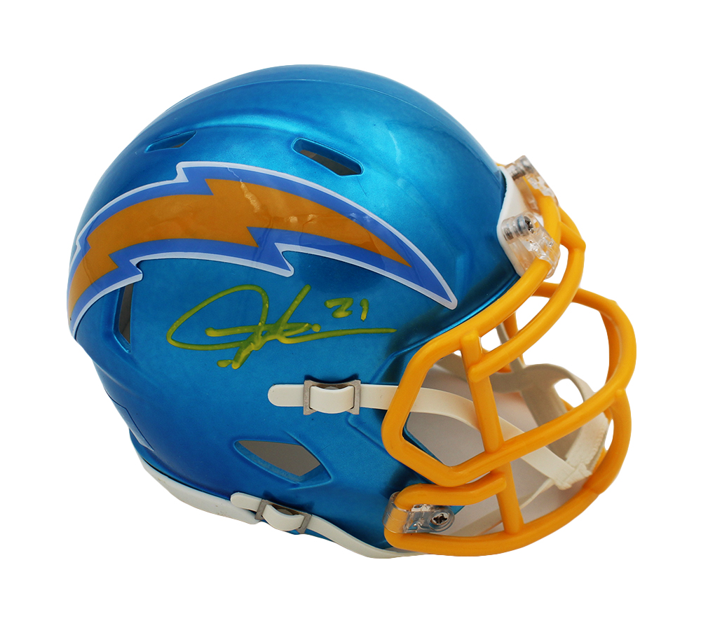 LaDainian Tomlinson Signed Los Angeles Chargers Speed Flash NFL Mini Helmet